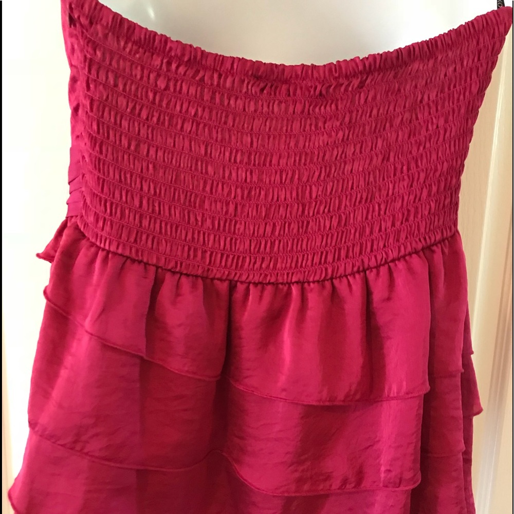 XOXO Strapless Ruffled Blouse - Picture 2 of 3